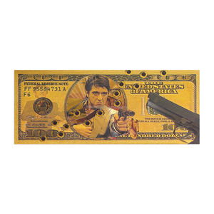 Groothandel Gratis Ontwerp Amerikaanse Scarface Karakter Souvenirs Kaart Plastic Bankbiljetten voor Collectie - Product Image 5