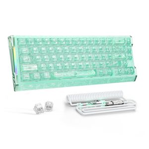Teclado Mecánico ATTACK SHARK R68HE con Activación Rápida, 66 Teclas, Aluminio CNC, para CS2 y <span class=keywords><strong>Valorant</strong></span> - Product Image 1