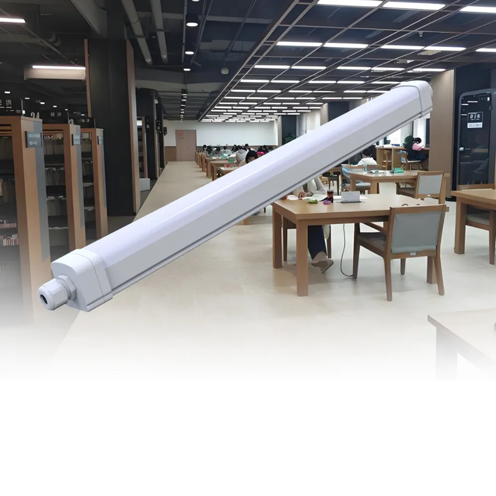 2024 Zhejiang factory direct sale Linkable led tri-proof tube parking garage luminaires 120LM/W linear pendant light 220V -240V