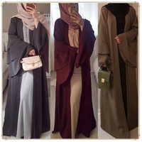 Muslim Open Abaya for Women, Islamic Clothing, Dubai