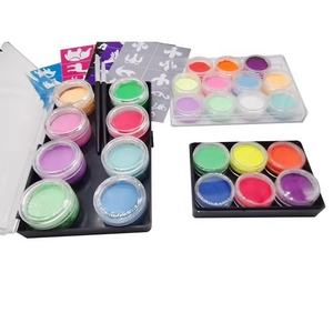 Venta al por mayor personalizado no tóxico piel inofensivo abstracto hombres <span class=keywords><strong>cara</strong></span> cuerpo pintura conjunto - Product Image 5