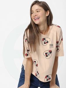 Camiseta de sublimación para mujer, nueva tendencia, estampado, mini ratón, Color sólido duradero - Product Image 6