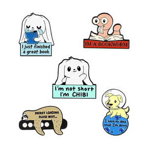 Jolis animaux Badges crabe broches revers pins cerf bijoux broches broche pour amis pour hommes pour sac - Product Image 2