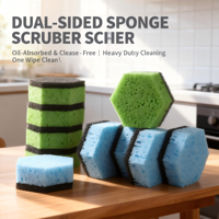 Éponge filtrante en loofah pour nettoyer et récurer, éponge à vaisselle, éponge en algues pour le nettoyage domestique et la cuisine