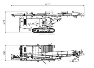 התאמה אישית kt30 פתוח פיצוץ קידוח מכונת יעילות גבוהה עבור פעולות פיצוץ רוק - Product Image 5