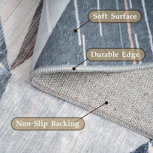 antidérapant pour entrée salon <span class=keywords><strong>tapis</strong></span> d'entrée persan en détresse <span class=keywords><strong>tapis</strong></span> d'intérieur en fausse laine bohème - Product Image 4