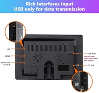 Moniteur LCD à écran 10.1 pouces avec AV HD VGA, pour contrôle de stationnement arrière de voiture, connexion caméra, pc, dvr, promotion, nouvelle collection