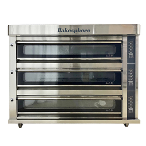 Horno de gas industrial Equipo automático <span class=keywords><strong>para</strong></span> hornear Máquina Horno de pan artesanal Horno de cubierta <span class=keywords><strong>para</strong></span> hornear <span class=keywords><strong>pizza</strong></span> - Product Image 1