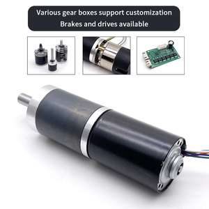 TT 모터 16mm 22mm 24mm 28mm 36mm 42mm 60mm 고토크 영구자석 6V 12V 24V 36V 브러시리스 브러시 마이크로 유성 기어드 모터 - Product Image 2