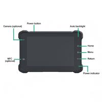 Nueva Tablet Android Resistente de 7 Pulgadas, Qualcomm Octa Core, 1000 Nits, GPS, 4G LTE, GSM, WiFi, NFC, Navegación Inteligente para Agricultura y Tractores