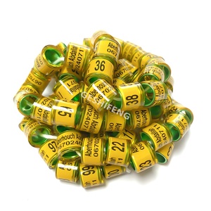 Logo personalizzato uccello canarino fringuello piccione anello in alluminio piccione all'interno anello uccello alimentatore anello - Product Image 4