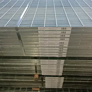 Grilles de acier tricotage pour l'extérieur, matériaux de construction industriel, rainurage plaqué, sécurité, râpe en acier