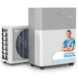MIDEA PortaSplit Mobile <b>Air</b> <b>Conditioner</b> 4-in-1 Portable Split AC 12000 BTU Heat Pump WiFi Smart Cooling Unit - Product Image 1