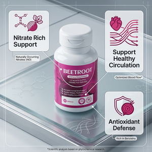 Cápsulas de Remolacha Personalizadas OEM para Apoyo Cardiovascular y Producción de Óxido Nítrico, Precio de Fábrica con Etiqueta Privada ODM - Product Image 2