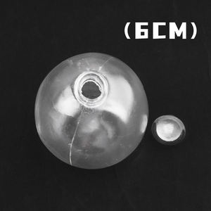 Venta al por mayor: Divertido juguete antiestrés transparente de TPR hecho a mano, bola vacía DIY, material de rebote lento - Product Image 3