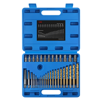 PEXMIENTAS 49 pièces jeu d'extracteur de vis Kit d'extracteur de vis endommagées ensemble d'extracteur de boulon à tête cassée extracteur de bouchon de vis