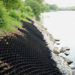 <span class=keywords><strong>Grille</strong></span> <span class=keywords><strong>de</strong></span> renforcement en béton alvéolaire HDPE, épaisseur 1,5 mm, géogrilles, géocellules pour gravier - Product Image 1