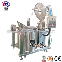 Machine à popcorn automatique de grande capacité de qualité supérieure, à gaz, pour popcorn sucré, avec système de brassage et d'aromatisation Cretors