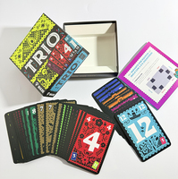 Nouveauté, jeu de cartes familial personnalisé OEM, jeu de mémoire, fabrication de jeux de correspondance pour les fêtes