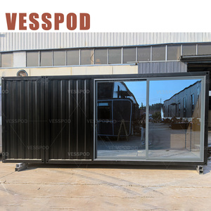Contenedor de Envío Personalizado de 20 pies con Estructura de Acero Galvanizado, Quiosco de Comida, Cafetería Móvil Prefabricada, <span class=keywords><strong>Tienda</strong></span> de Helados Portátil Moderna - Product Image 6