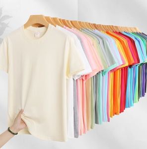 T-shirt pour hommes de haute qualité 190GSM, impression personnalisée, 100% coton, t-shirt uni pour hommes, vente chaude - Product Image 1