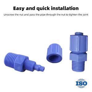 नई स्थिति प्लास्टिक थ्रेड एडाप्टर संयुक्त वितरण वाल्व पाइप फिटिंग कनेक्टर प्रिंटिंग दुकानों के लिए न्यूमेटिक भागों - Product Image 4