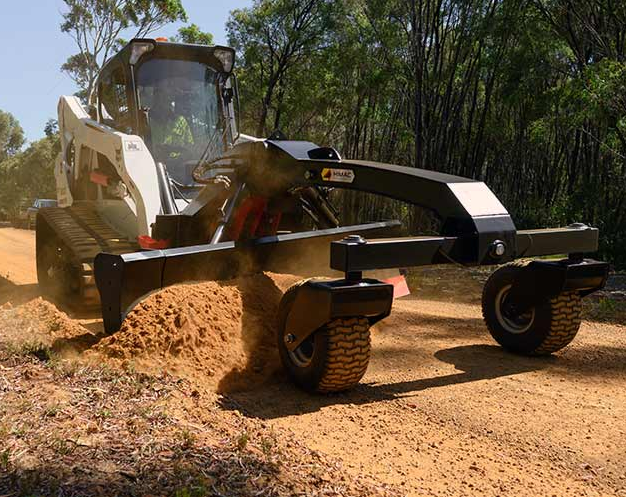 skid steer hydraulic grader blade attachments land leveler