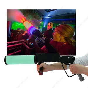 DJ-Ausrüstung DMX Co2-Düsen-Sprühmaschine RGB LED Co2 Rauch Dunst DJ-Gewehr für Hochzeit Disco-Nachtclub-Party
