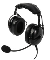 Headset Bandara Super ringan dengan Dorong Untuk Bicara