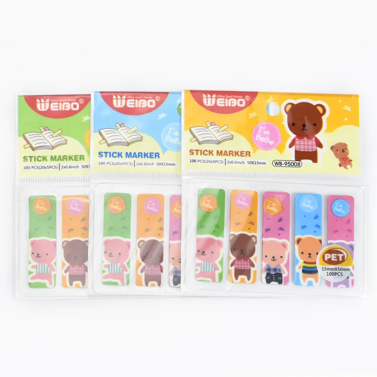 Index Sticky Notes Custom Weibo Merk Kawaii 100 Pages Sticker Marker Online Winkelen Pakistan Goede Goederen Huisdier Note Sticky Notes