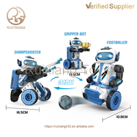 Science Education Catégorie DIY Jouets Deformaton Robot Voiture Assemblé Tir Voiture Robot Programmation Robot avec Lumière Led