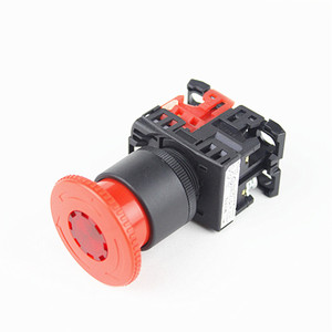 Botón de Paro de Emergencia con Cabeza de Hongo AR22V0L de 22 mm con LED Rojo 1NO 1NC - Product Image 1