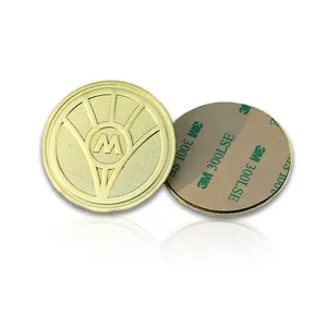 High-quality Manufacturer Customization Engraved Logo Magnet Name Badge Small Round Gold Metal Magnetic Lapel Pin