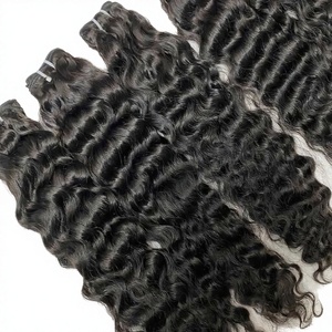 ผมเวียดนามแท้แบบดิบ  ลอนลึก  แบบเป็นมัด  100% ผมมนุษย์บริสุทธิ์  ไม่ผ่านการแปรรูป  ต่อผมแบบเย็บสองชั้นด้วยเครื่องจักร  ขายส่ง  สีธรรมชาติ - Product Image 3