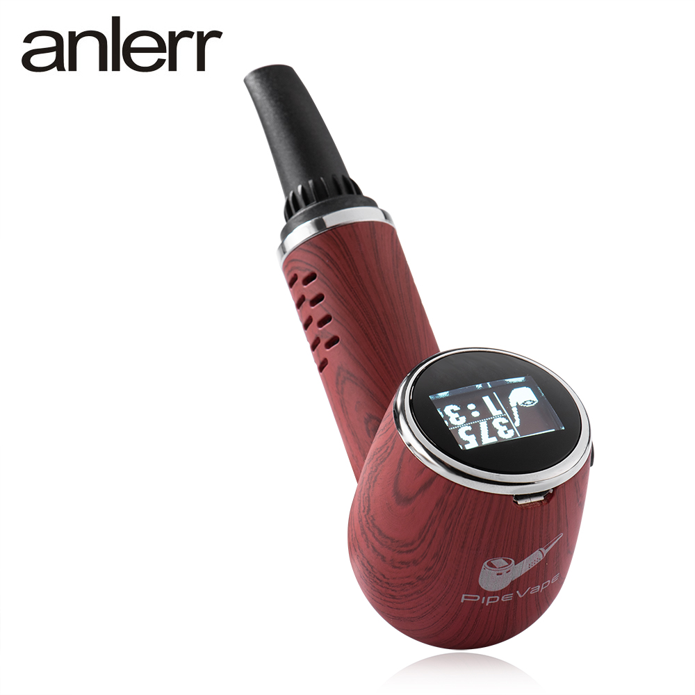 Шэньчжэнь Anlerr, оптовая продажа, скромная электронная сигарета в форме пипевины с упаковкой для сухой травы, полностью запеченный беспрепятственный поток воздуха