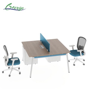 Escritorio de Oficina Moderno de Metal de Último Diseño, Estación de Trabajo para Edificio de Oficinas, Gran Venta <span class=keywords><strong>2026</strong></span>, Muebles de Estación de Trabajo para Computadora a Bajo Precio - Product Image 3