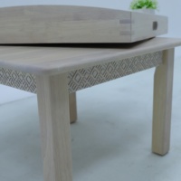 Ensemble table et chaise d'apprentissage en bois pour enfants au design contemporain pour la maison, l'école et l'extérieur