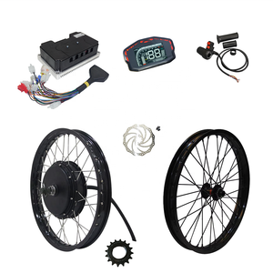 มอเตอร์ QS มอเตอร์ QS205 สกู๊ตเตอร์ 3000W 50H V3I ล้อขนาด 17x1.6 นิ้ว ชุดควบคุม Fardriver ND72450 BLDC ชุดมาตรวัดความเร็ว DKD 3000W 50H V3I - Product Image 1