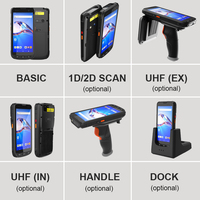 Lecteur RFID longue portée OCTA Android 10, terminal de données portable UHF, scanner de codes-barres