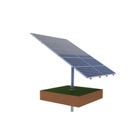 Structure de support de montage au sol PV solaire Système de montage efficace sur poteau de panneau solaire