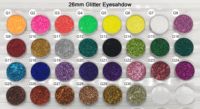 Palette d'ombres à paupières 9 couleurs personnalisées maquillage en poudre à haute teneur en pigments avec finition chatoyante bricolage personnalisable