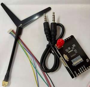 מקלט וידאו FPV לטווח ארוך 1.2G/1.3GHz VRX עם יציאת <span class=keywords><strong>AV</strong></span>, 9 ערוצים, עשוי פלסטיק, עבור משקפי רחפן, מטוסי RC ומסך. - Product Image 6