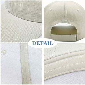 หมวกเปล่าคุณภาพสูงขายส่ง หมวกกีฬา 6 แผง ผ้าฝ้าย 100% หมวกกอล์ฟ หมวกเบสบอลผู้ชาย สกรีนโลโก้ได้ - Product Image 3