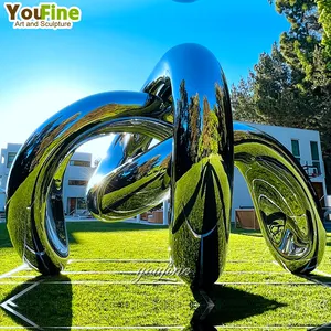 Special Design Outdoor Decorative Abstract Statue Stainless Steel Sculptures