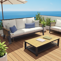 Modernes Design Terrassen möbel Set Garten tisch Stuhl mit Sofa für Home Hotel Warehouse oder Eingang für Wohnzimmer
