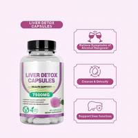 Kapsul Pendukung Kesehatan Hati HDK 7500mg 60 Kapsul Ekstrak Milk Thistle Vegan Halal Non-GMO OEM ODM Suplemen  Kustomisasi Pabrik
