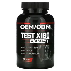 Supplément pour hommes Test X180 Boost Booster Capsules Boost TestX Energy Men Burn Fat Supplement Caspsules