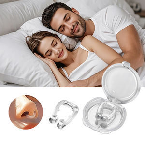 ที่หนีบจมูกซิลิโคนแม่เหล็กป้องกันการนอนกรน พร้อมแผ่นแปะจมูกเพื่อการนอนหลับที่ดีขึ้นและการปรับปรุงระบบทางเดินหายใจ - ผลิตภัณฑ์ดูแลสุขภาพ - Product Image 3