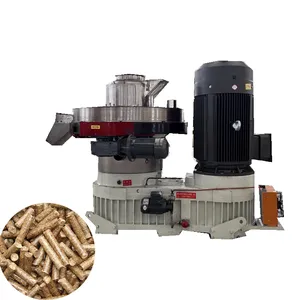 Máquina de pellets 1-4t/h moinho de pellets de biomassa para fazer serragem/lascas de madeira/anel granulador