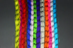 12 Colori Fibre Sintetiche Bicolore Bucktail per la Realizzazione di Grandi Esche Artificiali, Materiali Super Hair per la Costruzione di Mosche Artificiali - Product Image 6